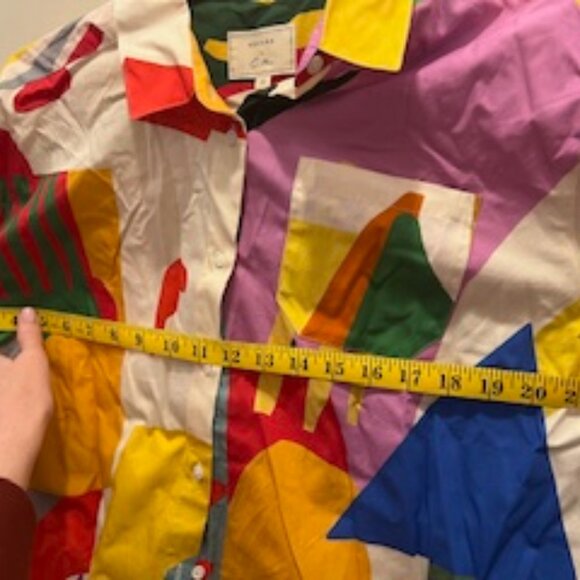 Sézane Collab C. Kero Colorful Abstract Blouse – EU 36 (US S) - Picture 4 of 4